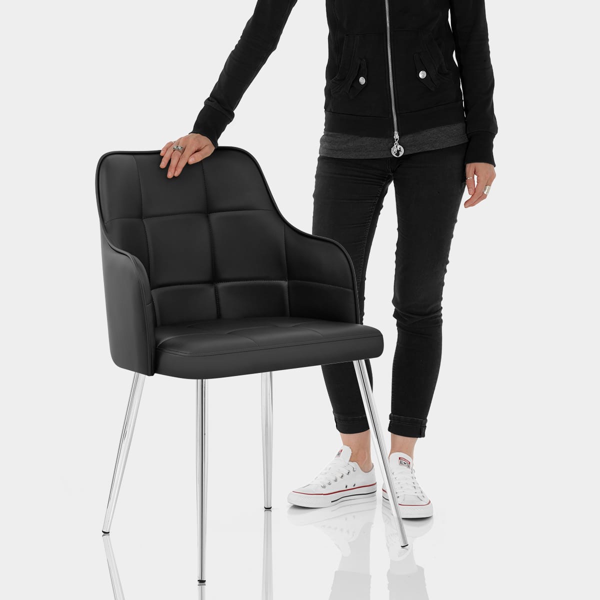 Dawn Dining Chair Black Features Image