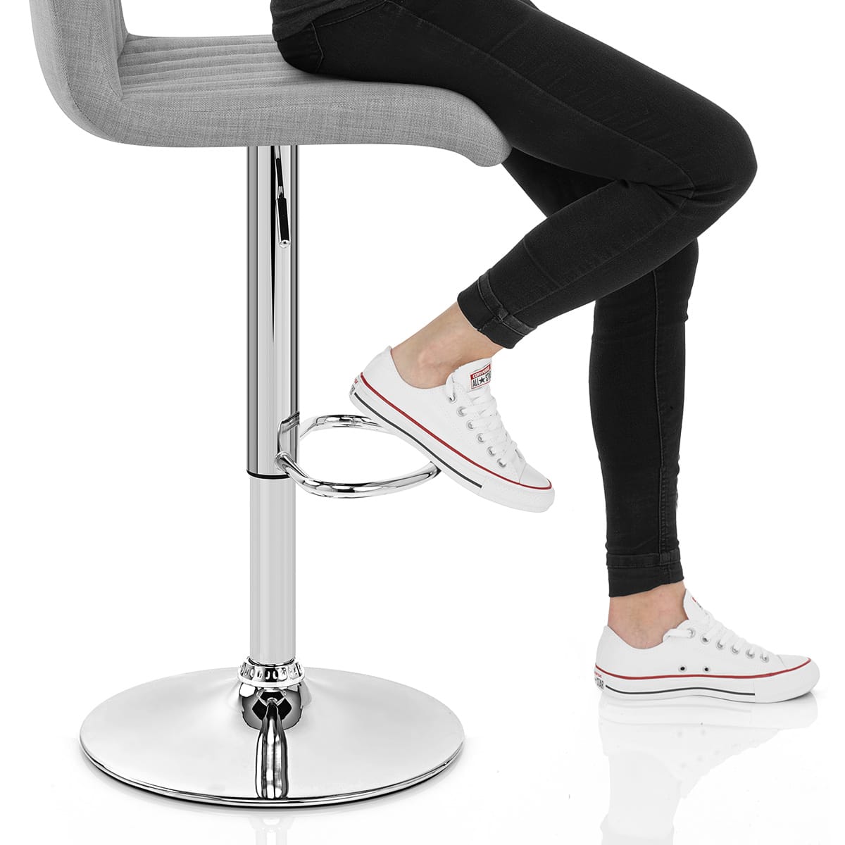 Debut Bar Stool Grey Frame Image