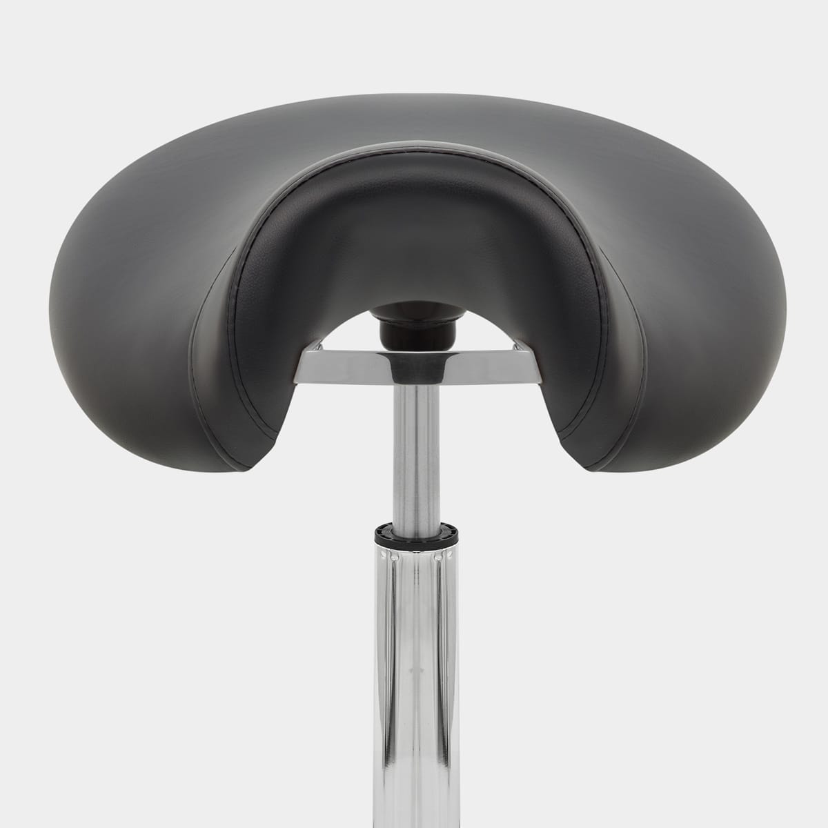 Deluxe Saddle Stool Black Seat Image