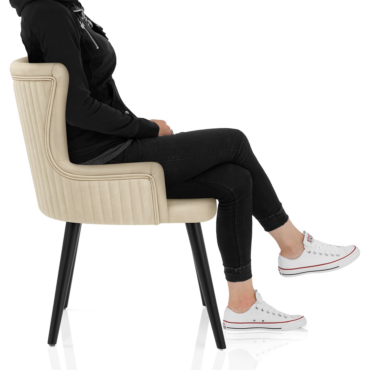 Diablo Dining Chair Beige Frame Image