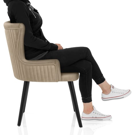 Diablo Dining Chair Brown Frame Image