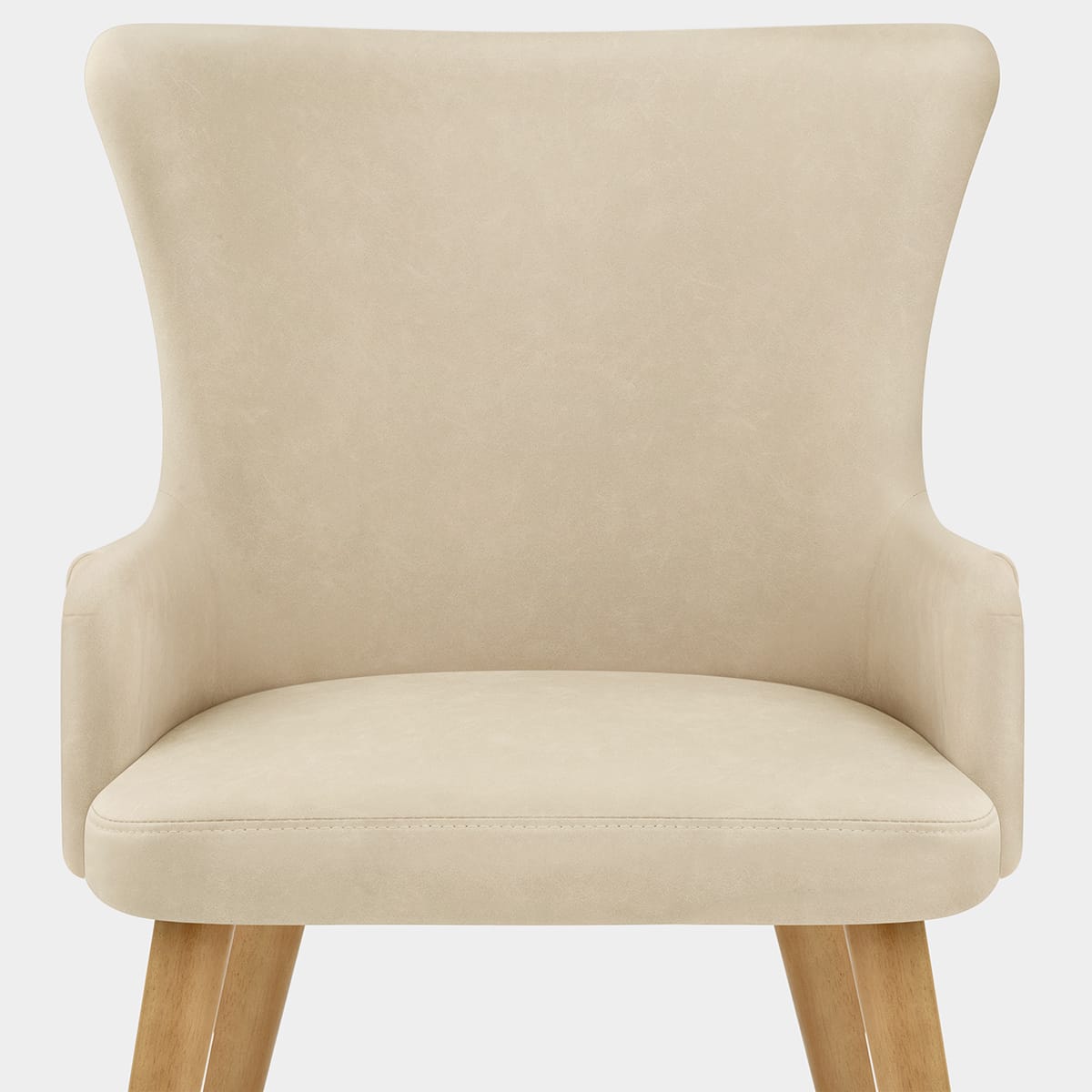 Diablo Oak Dining Chair Beige Seat Image