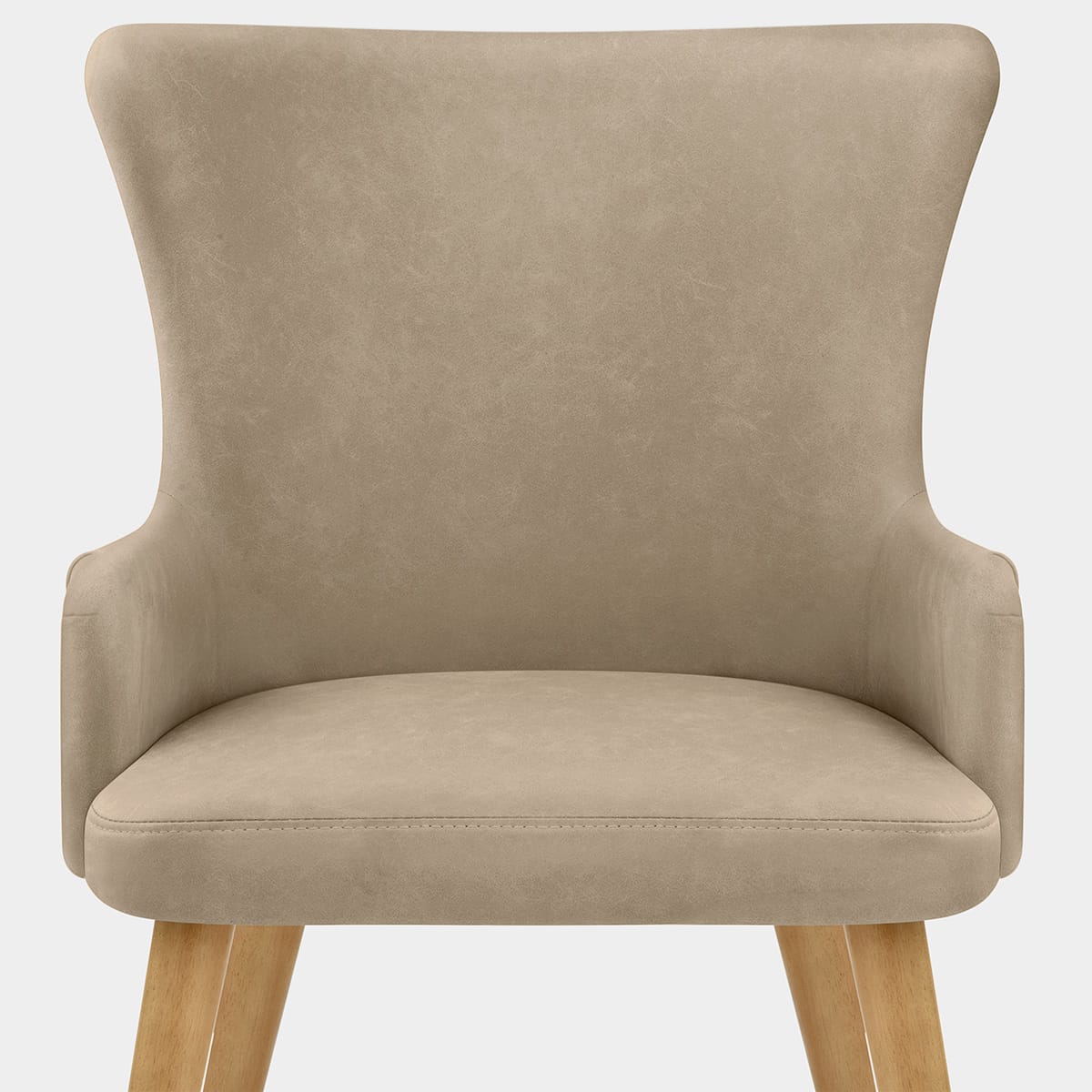 Diablo Oak Dining Chair Brown Seat Image