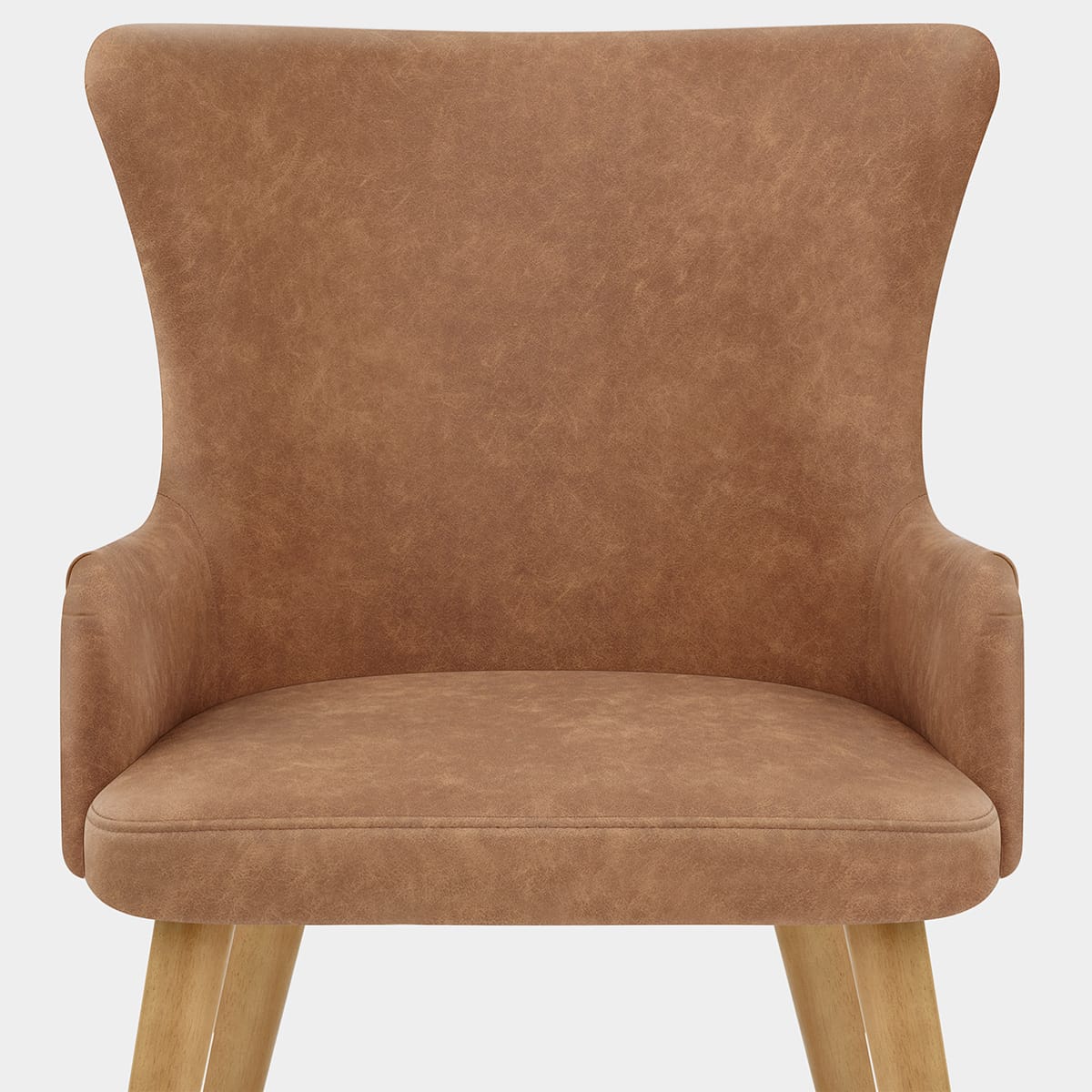 Diablo Oak Dining Chair Tan Seat Image