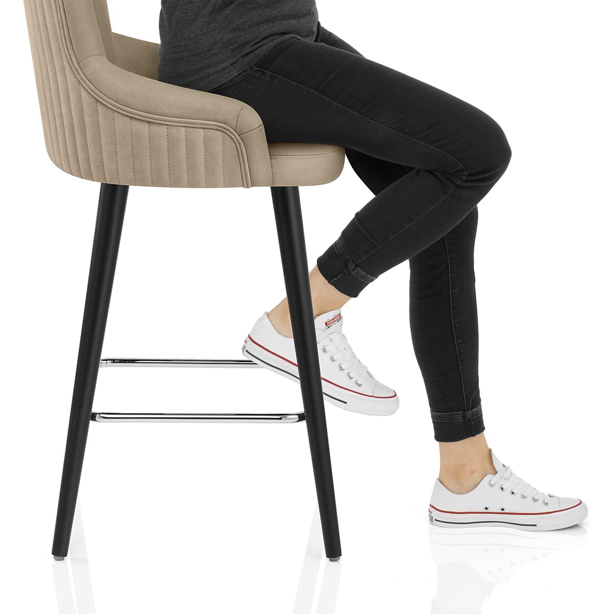 Diablo Bar Stool Brown Frame Image