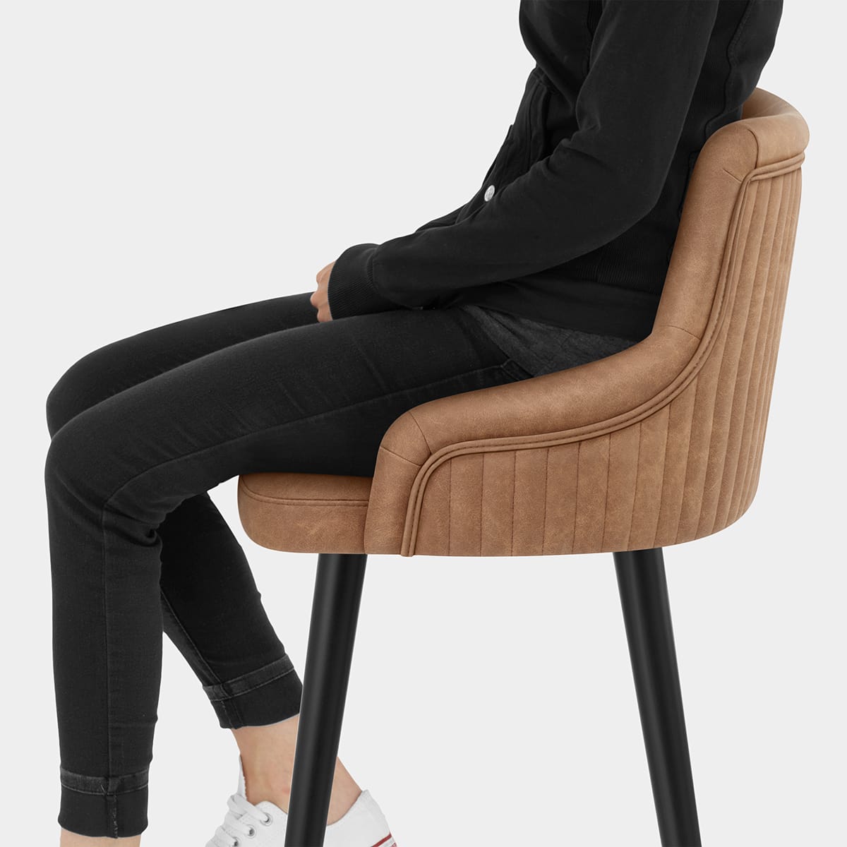 Diablo Bar Stool Tan Seat Image