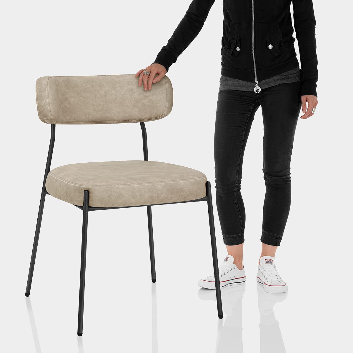 Diana Chair Beige Features Image