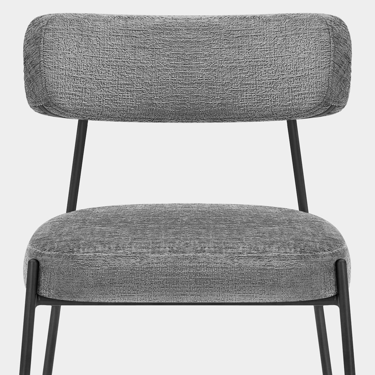 Diana Chair Grey Fabric Seat Image