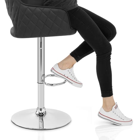 Dune Bar Stool Black Frame Image