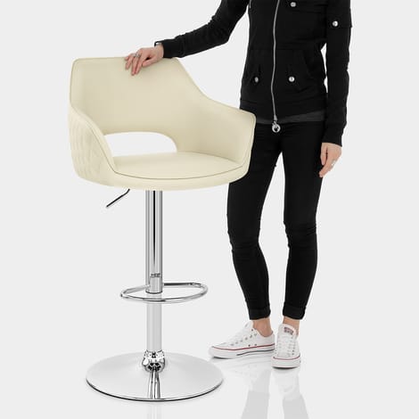 Dune Bar Stool Cream Features Image