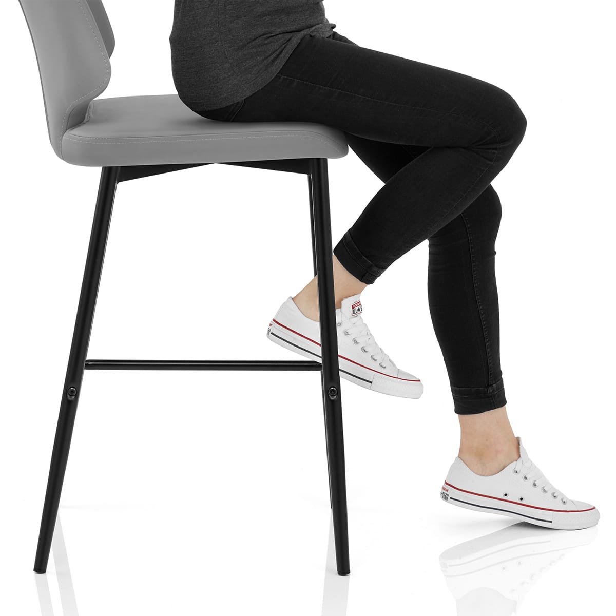 Elan Bar Stool Grey Frame Image