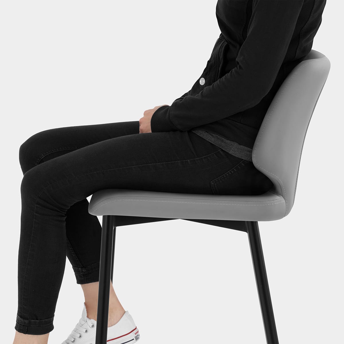 Elan Bar Stool Grey Seat Image