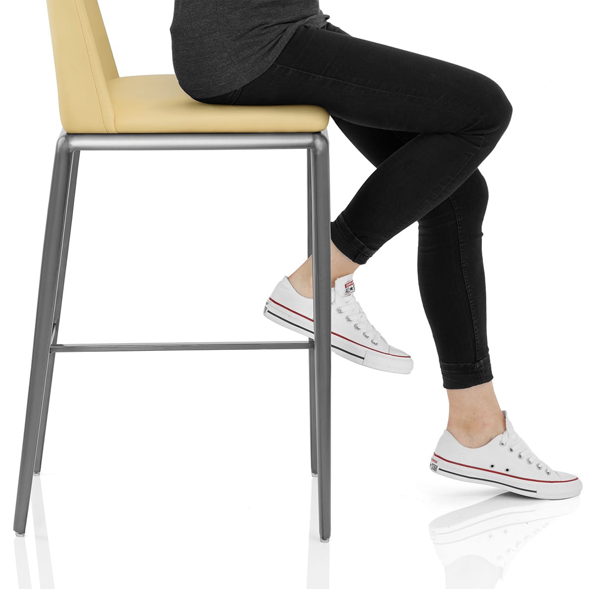 Elise Bar Stool Yellow Frame Image