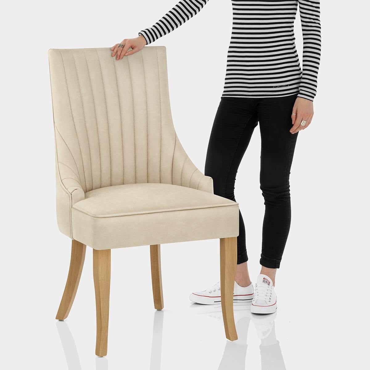 Eton Dining Chair Beige Features Image