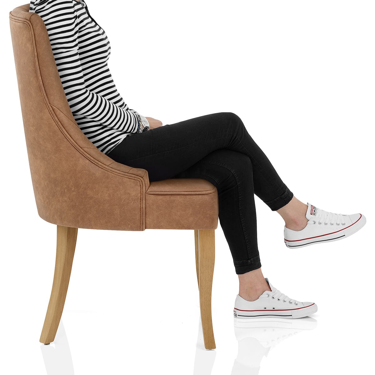 Eton Dining Chair Tan Frame Image