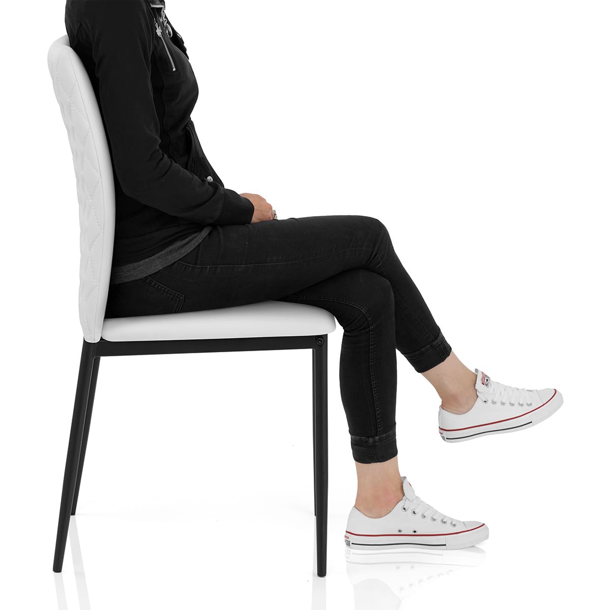 Franky Dining Chair White Frame Image