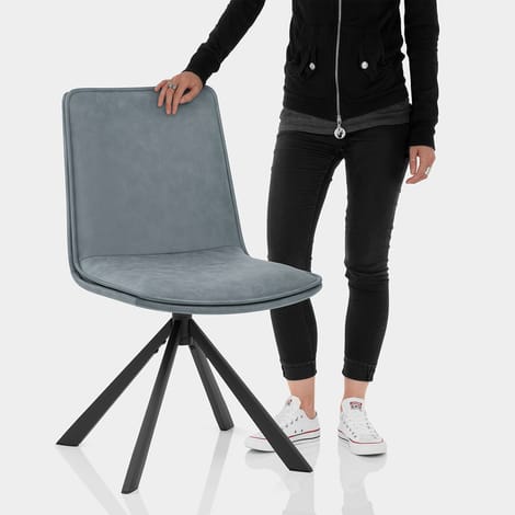 Genesis Dining Chair Blue Features Image