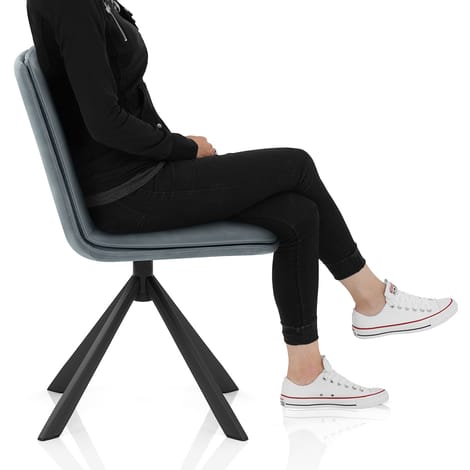 Genesis Dining Chair Blue Frame Image