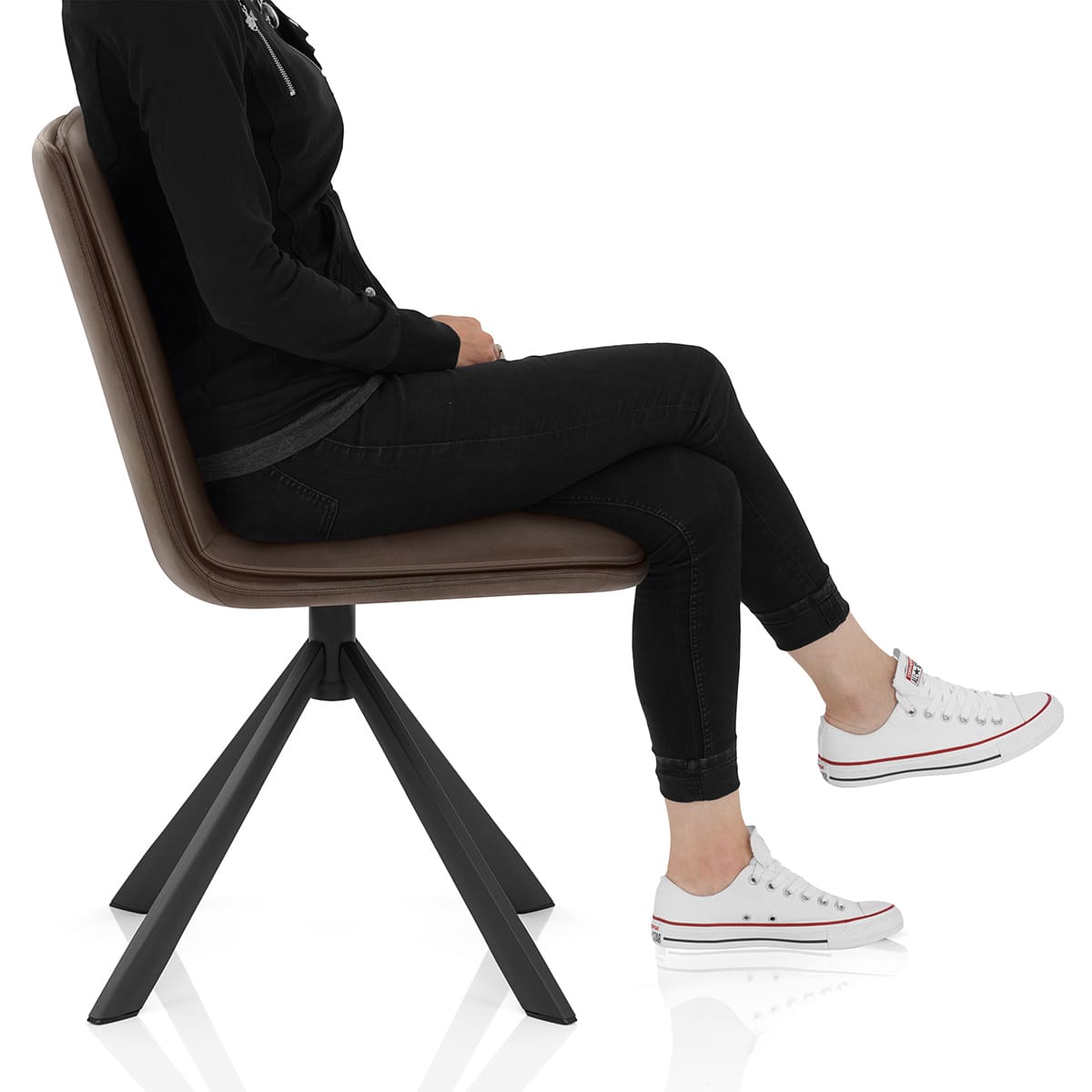 Genesis Dining Chair Brown Frame Image