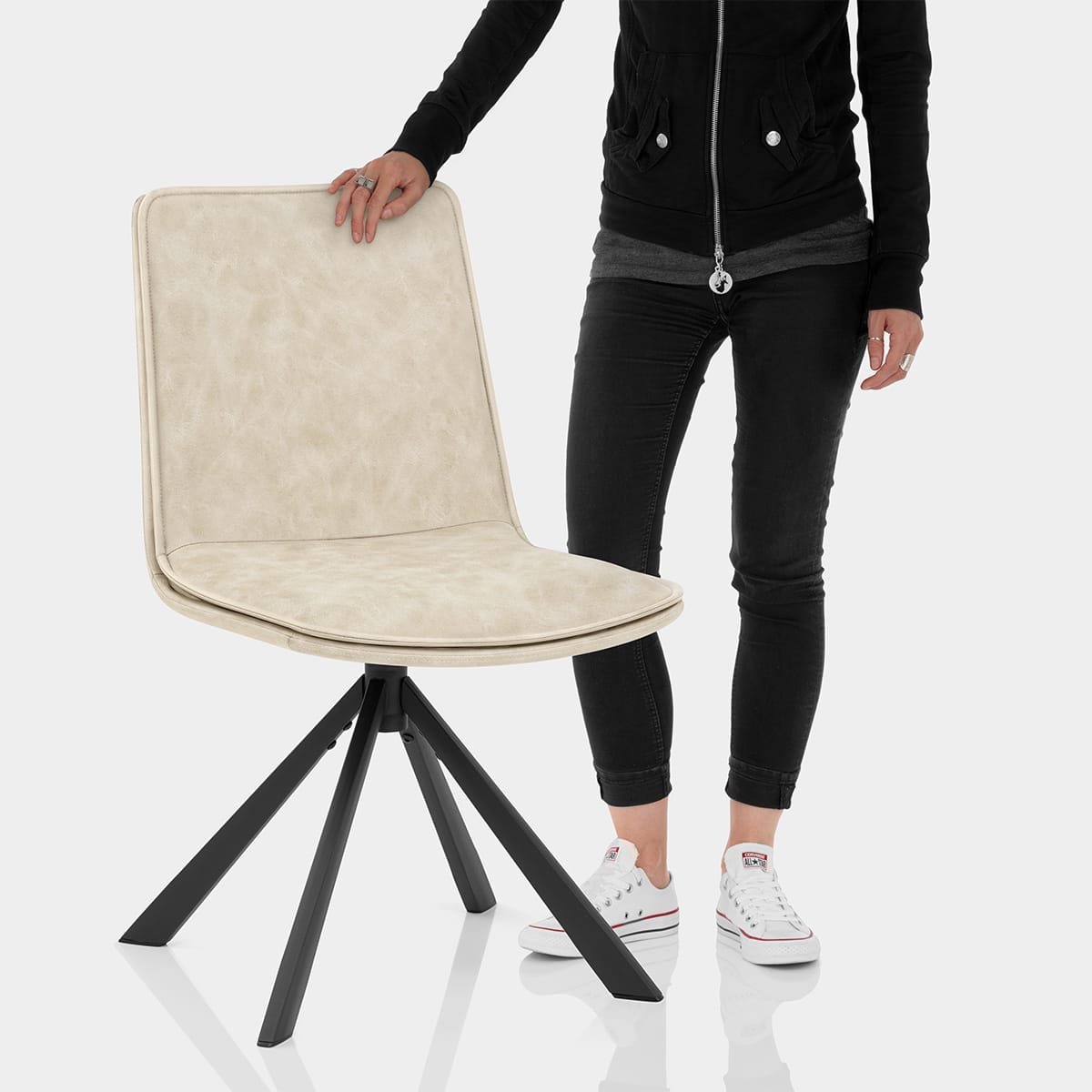 Genesis Dining Chair Cream Features Image