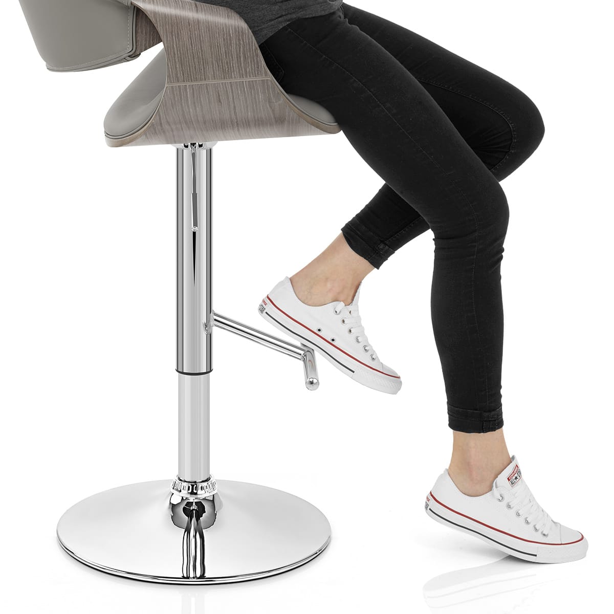 Georgia Stool Grey Frame Image