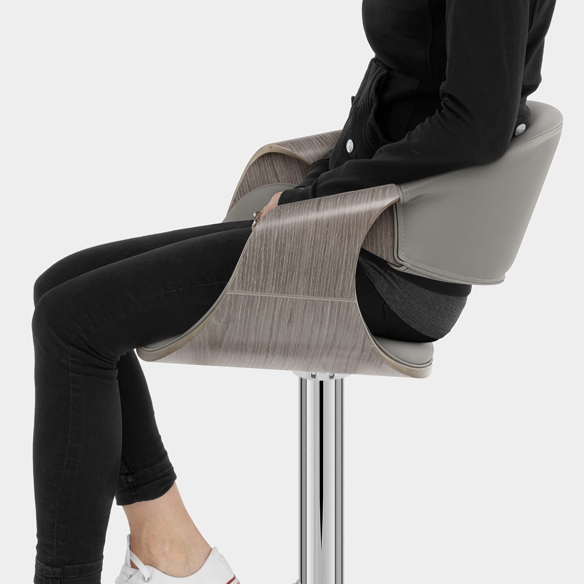 Georgia Stool Grey Seat Image