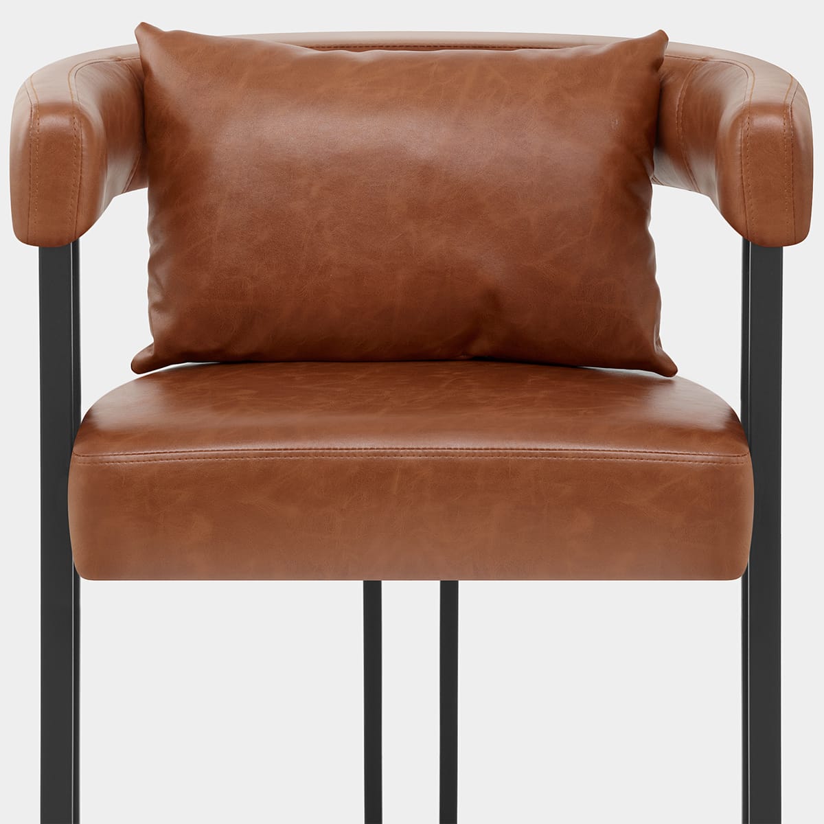 Gigi Chair & Cushion Antique Brown Seat Image