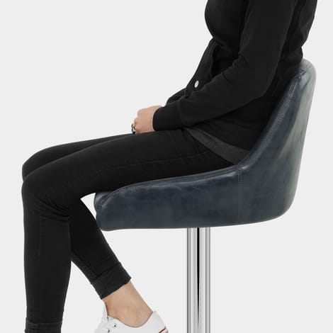 Hobart Bar Stool Antique Slate Seat Image