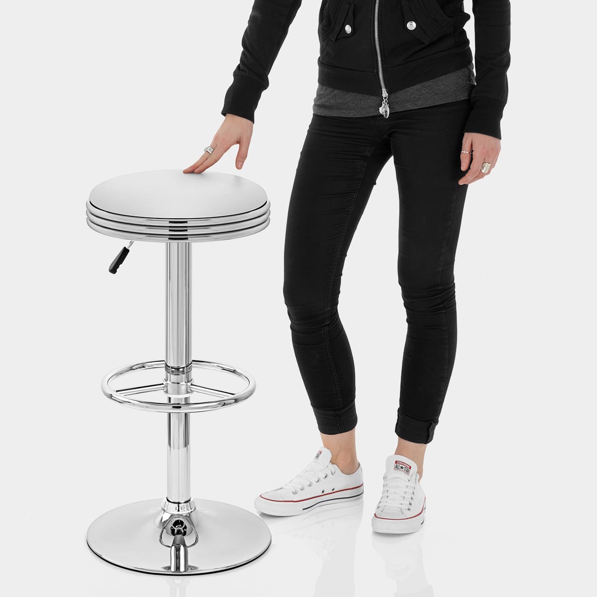 Java Bar Stool White Features Image