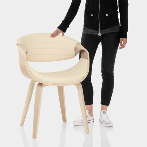 Jefferson Dining Chair Cream Features Image