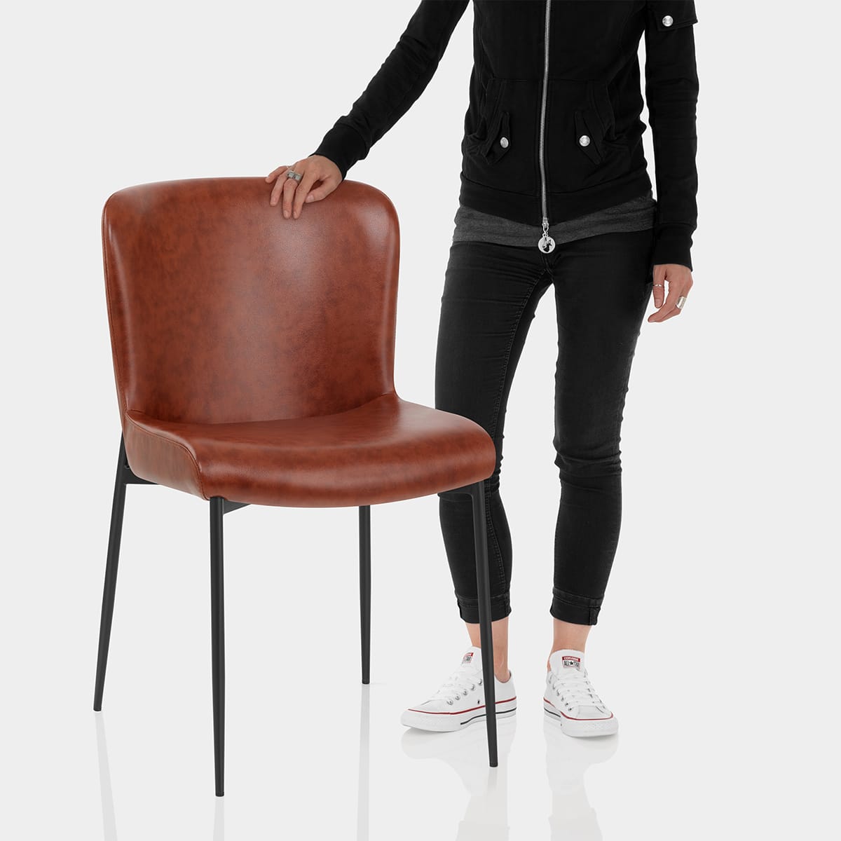 Jess Dining Chair Brown Features Image