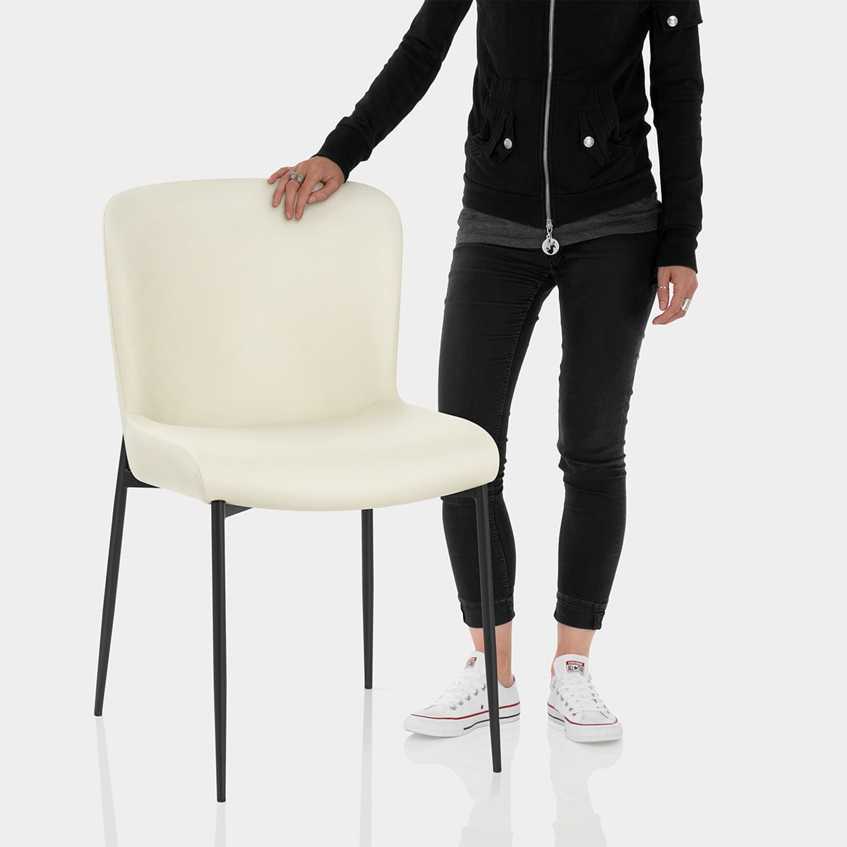 Jess Dining Chair Cream Features Image