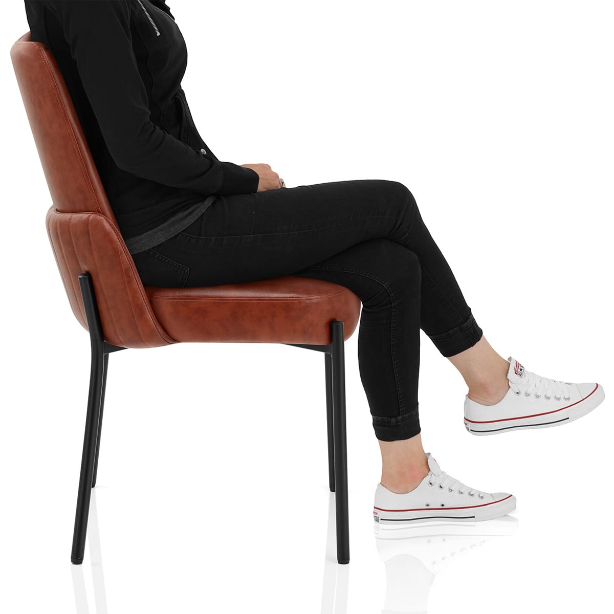 Juno Dining Chair Brown Frame Image