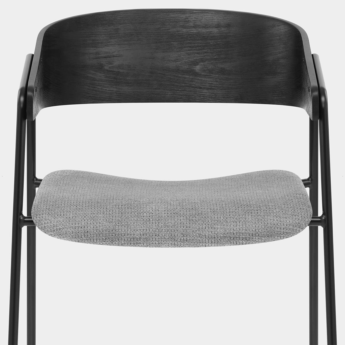 Lauren Dining Chair Grey Fabric Seat Image