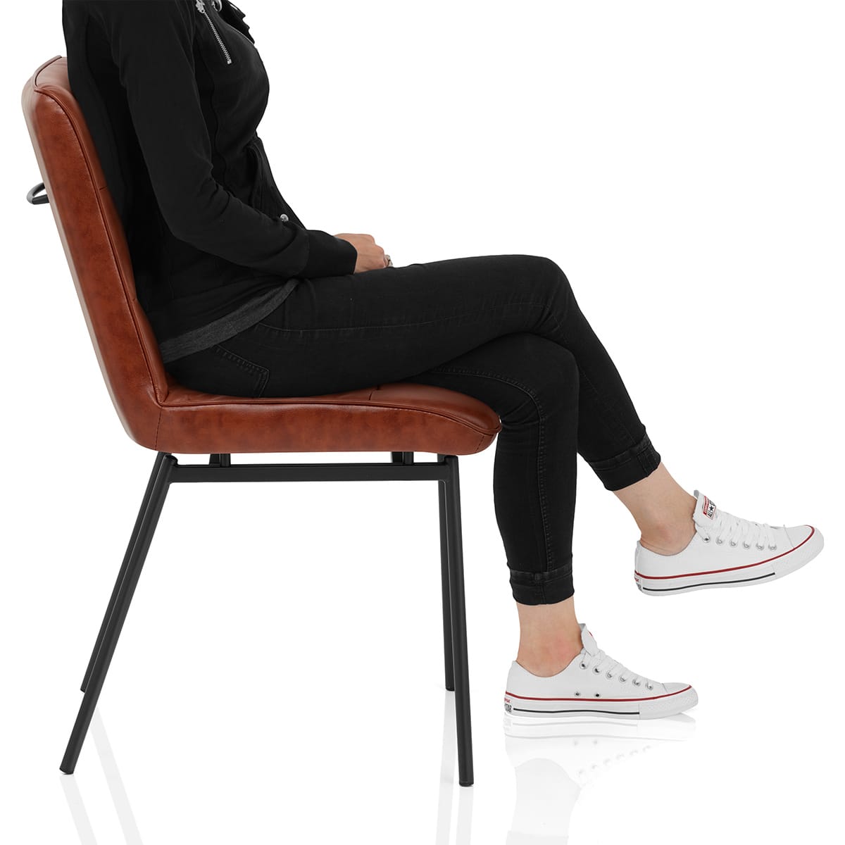 Lewis Dining Chair Brown Frame Image