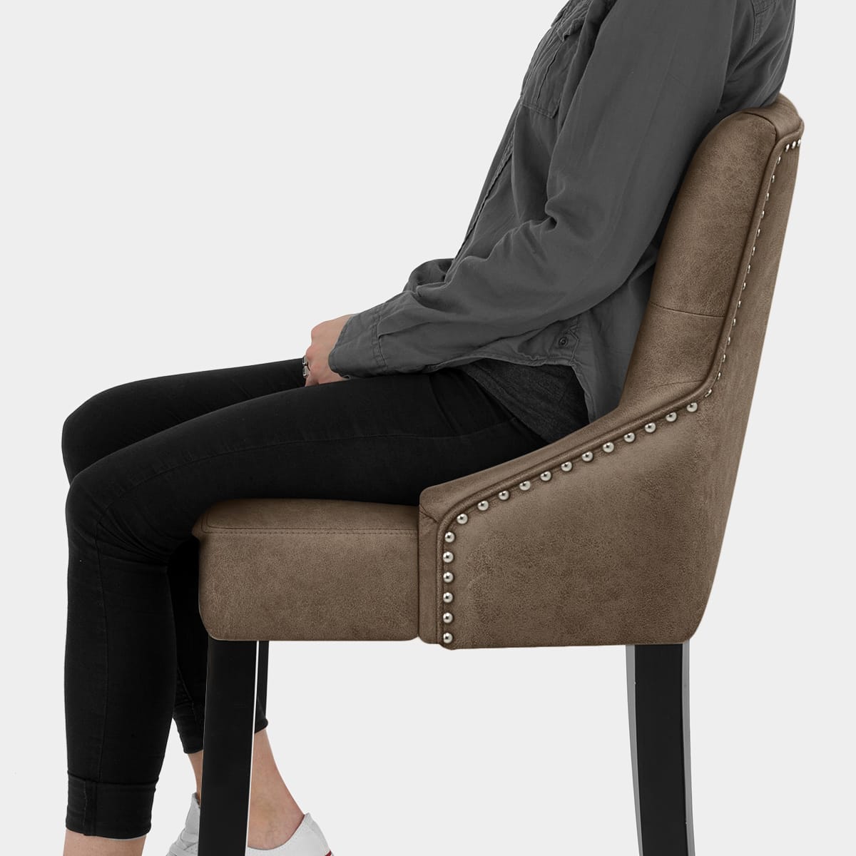 Loxley Stool Brown Seat Image