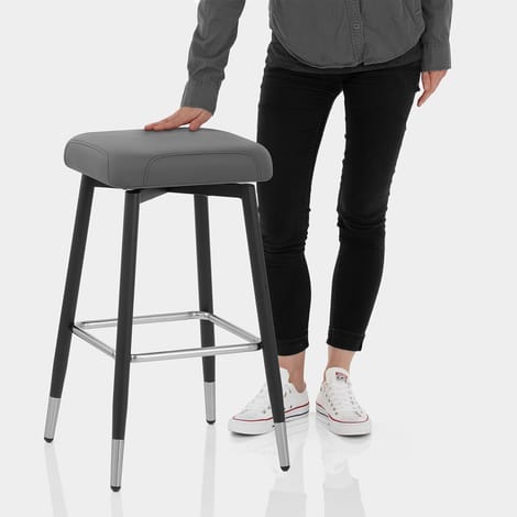 Luca Bar Stool Grey Features Image