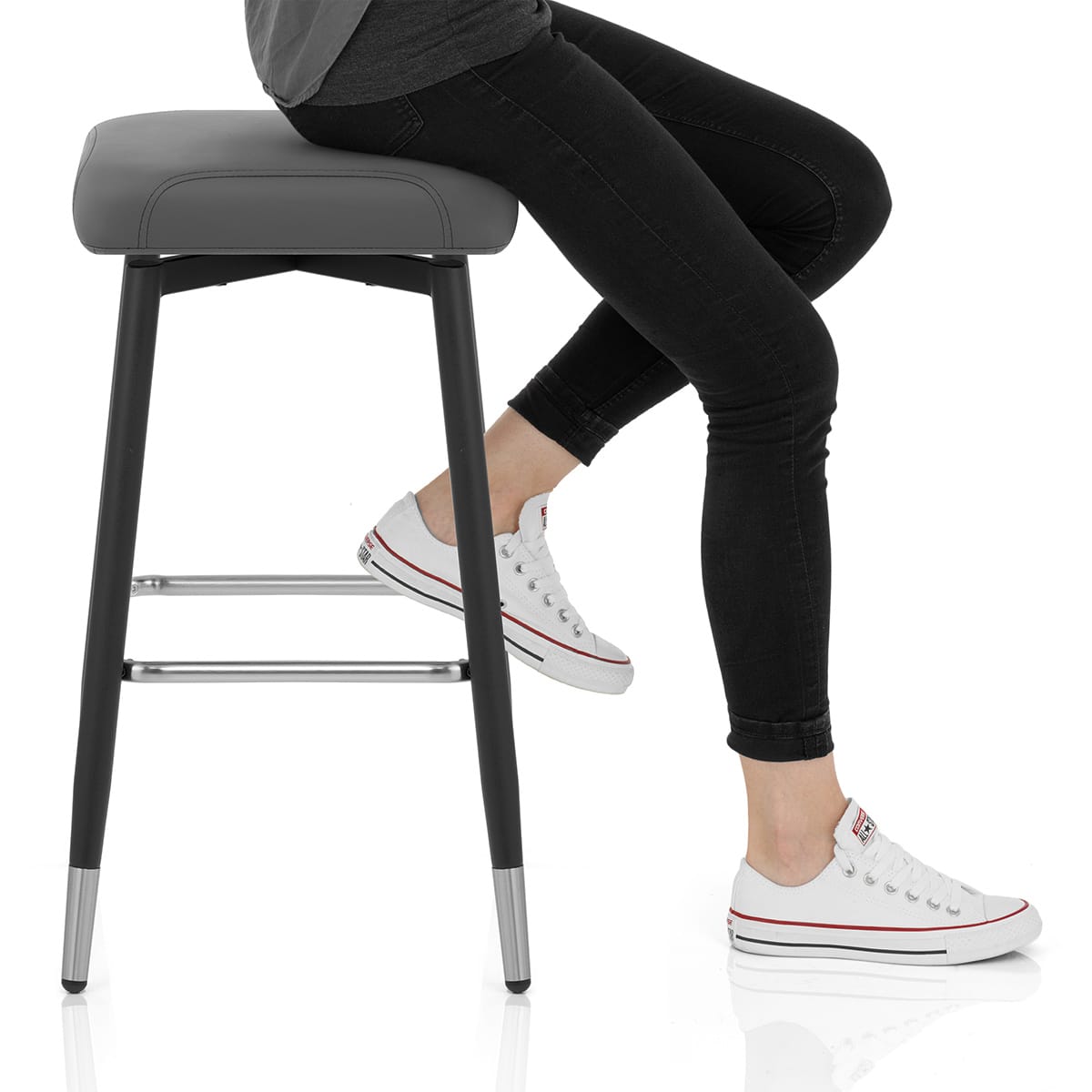 Luca Bar Stool Grey Frame Image