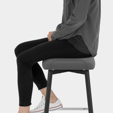 Luca Bar Stool Grey Seat Image