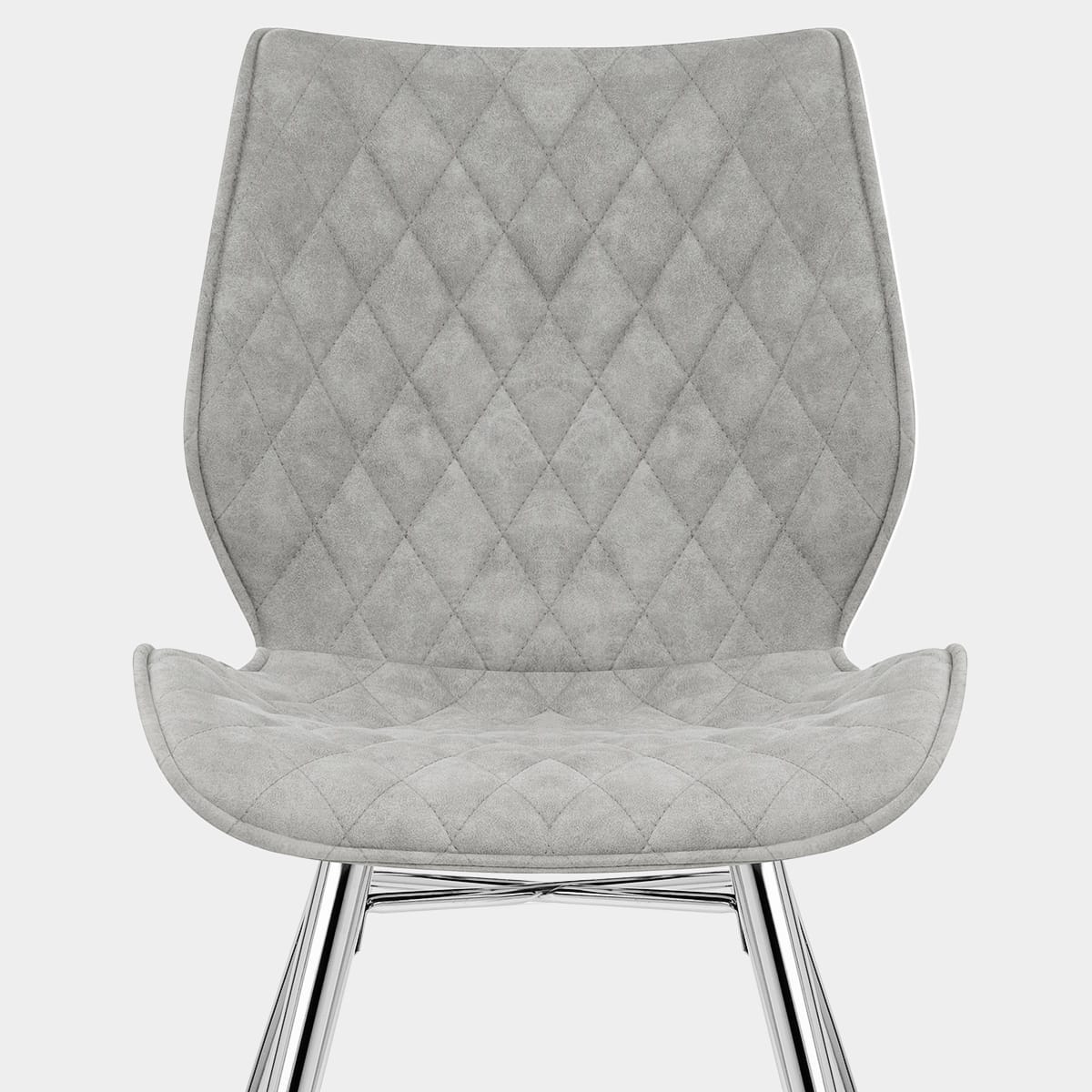 Lux Dining Chair Antique Grey Seat Image