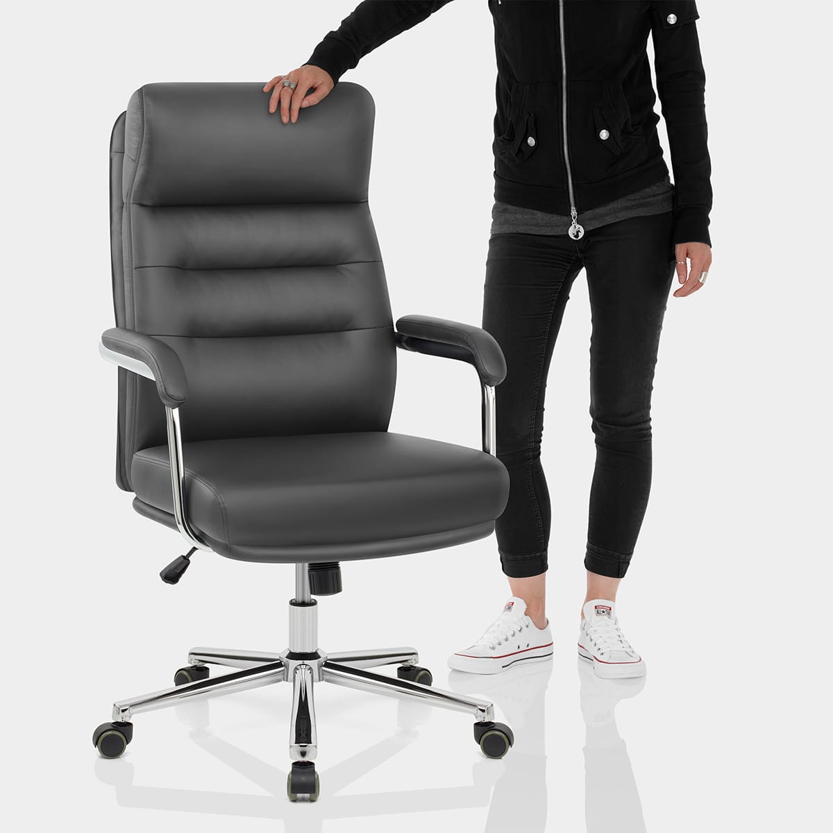Lyon Office Chair Grey Features Image