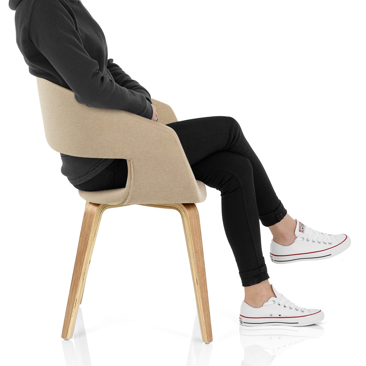 Marcus Dining Chair Beige Frame Image