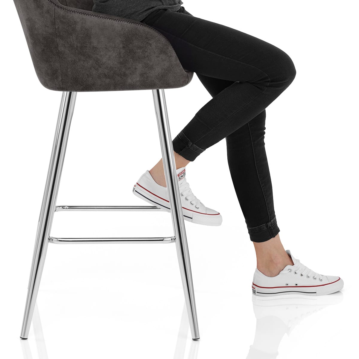 Mason Bar Stool Charcoal Frame Image