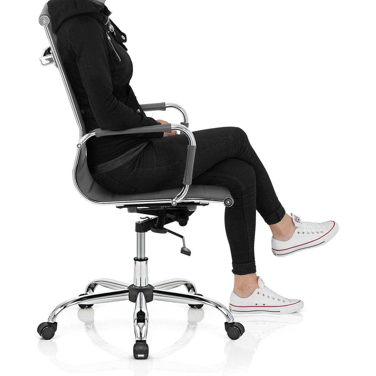 Metro Office Chair Grey Frame Image