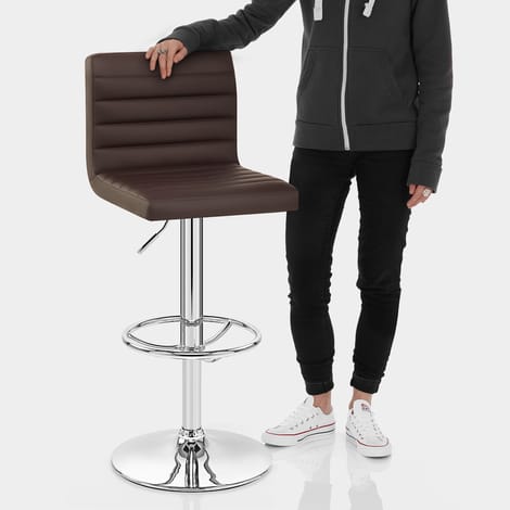 Mint Bar Stool Brown Features Image
