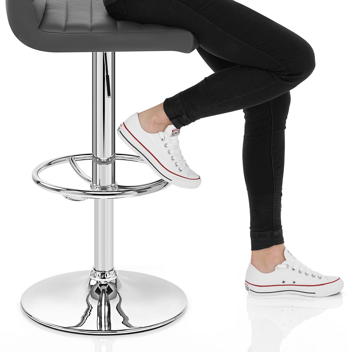 Mint Bar Stool Grey Frame Image