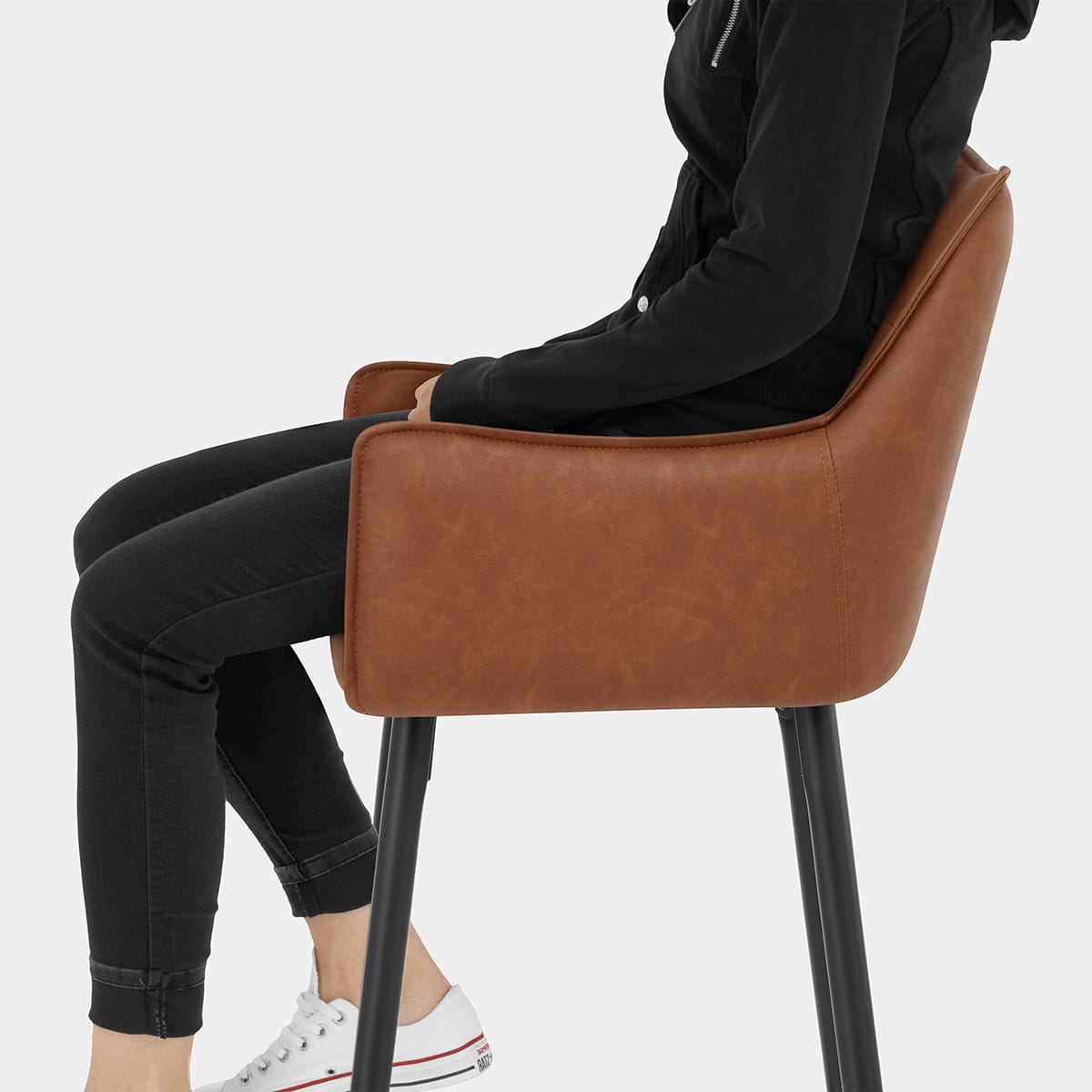 Montana Bar Stool Antique Tan Seat Image