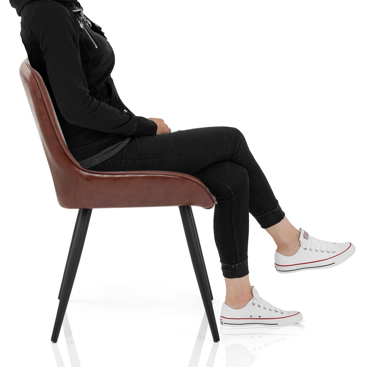 Mustang Chair Antique Brown Frame Image