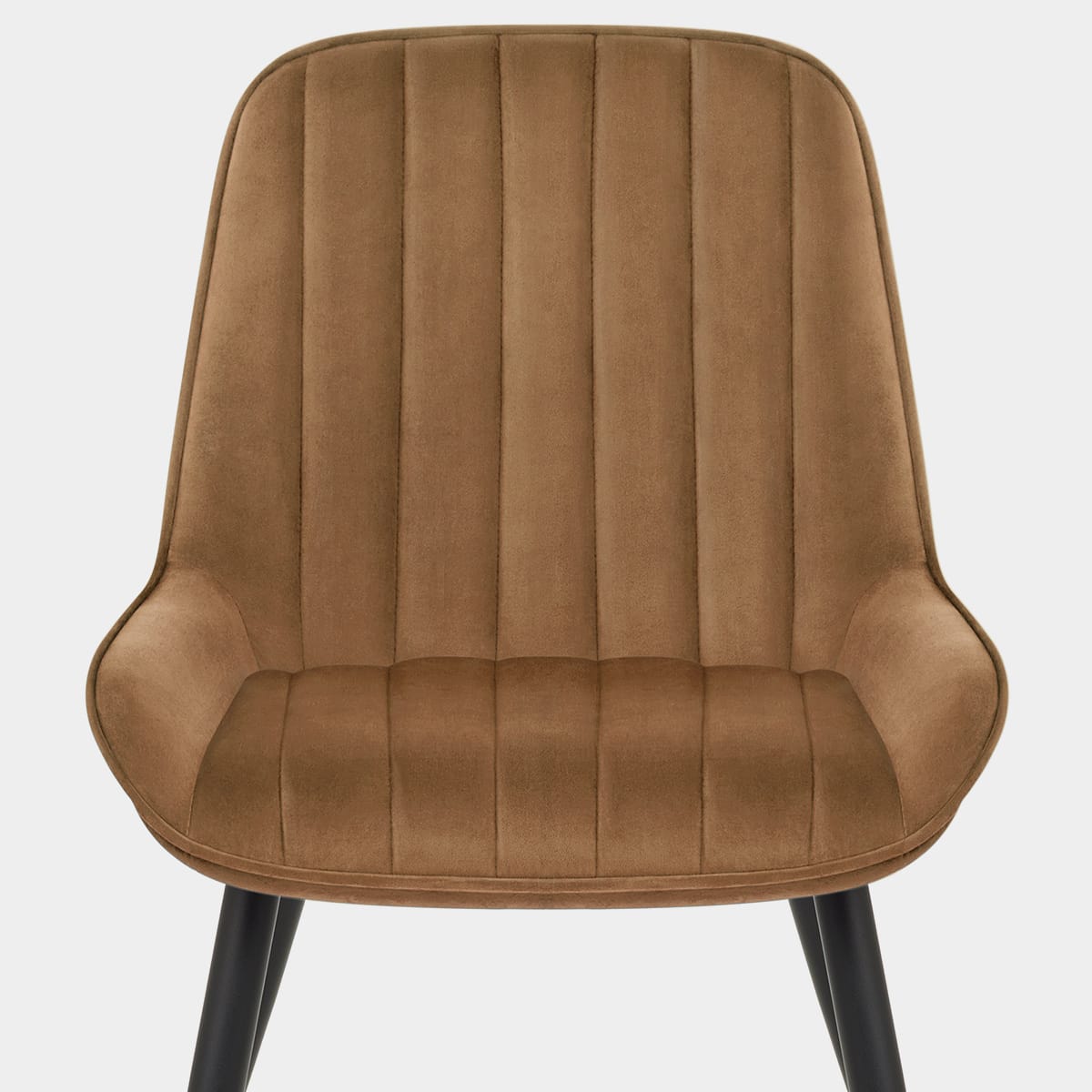 Mustang Chair Brown Velvet Seat Image