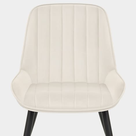 Mustang Chair Cream Velvet Seat Image